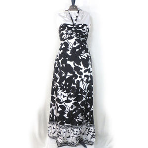 White House Black Market Silk Beachy Maxi Dress